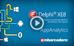 Add application analytics to your VCL and FireMonkey applications